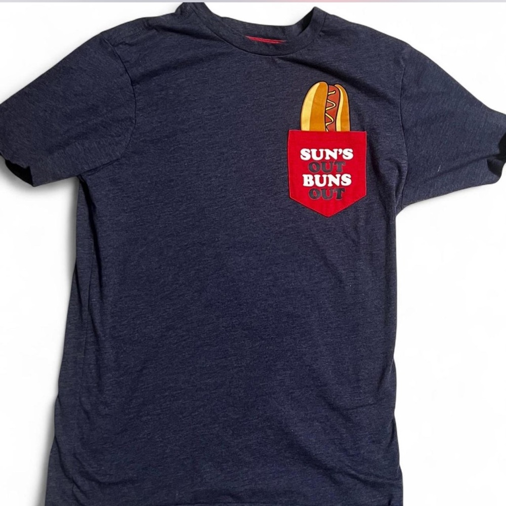 Fifth Sun Navy Blue Hot Dog Graphic Tee
